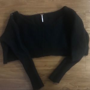 Cropped Free People Wool Sweater